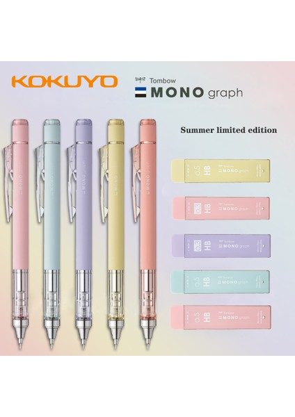 Gösterildiği Gibi Japonya Tombow Mekanik Kalem Yeni Sınırlı Bahar Macaron Renk Kırtasiye Seti Sevimli Okul Malzemeleri 0.3/0.5mm Mekanik Lapiseira (Yurt Dışından) fiyatları
