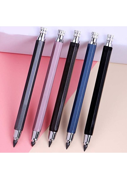 2b 4b 6b 8b Karışık Yaratıcı 5.6mm Metal Mekanik Kurşun Kalem 4b 6b 8b Sanat Kroki Otomatik Kalem Okul Ofis Malzemeleri Öğrenciler Çizim Kırtasiye (Yurt Dışından)