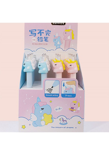 K 24 Adet/grup Kawaii Panda Köpek Avokado Yazmaya Devam Edin Mekanik Kurşun Kalem Sevimli 0.5mm Öğrenci Kalemler Çocuklar Hediye Okul Ofis Malzemeleri (Yurt Dışından)