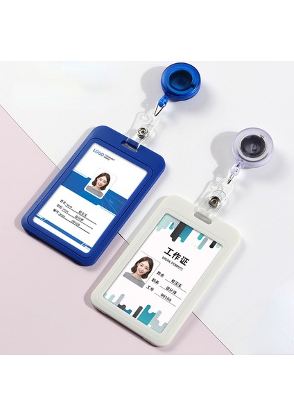 No.13 Kımlık Etiketi Çalışma Geçiş Çalışanın Kartı Kol Örtüsü Rozet Tutucu Çalışma Izni Koruyucu Kılıf Klip Kırtasiye Kimlik Tutucu Makara (Yurt Dışından) fiyatları