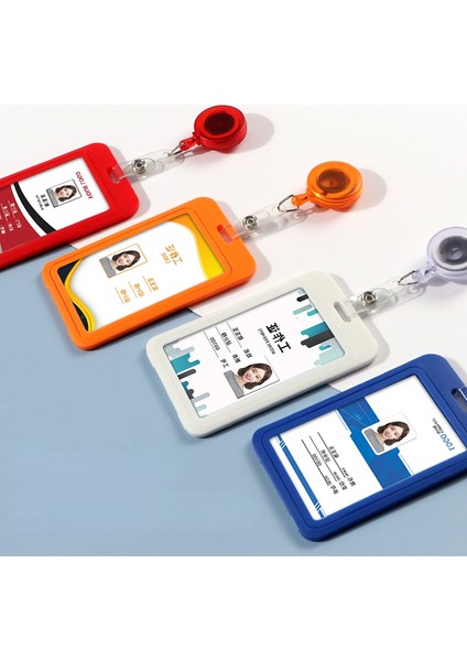 No.13 Kımlık Etiketi Çalışma Geçiş Çalışanın Kartı Kol Örtüsü Rozet Tutucu Çalışma Izni Koruyucu Kılıf Klip Kırtasiye Kimlik Tutucu Makara (Yurt Dışından) modelleri