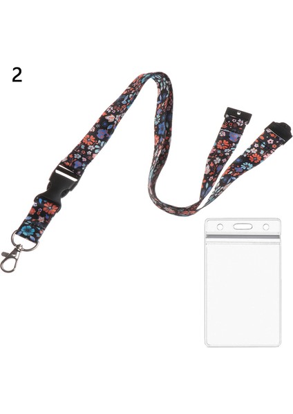 Stil 2 Kişilik Boyun Askısı Cep Telefonu Kordon Sevimli Boyunluklar Tuşları Için Kimlik Kartı Spor Salonu Telefon Askıları USB Rozeti Kordon Kamera Ipi (Yurt Dışından)