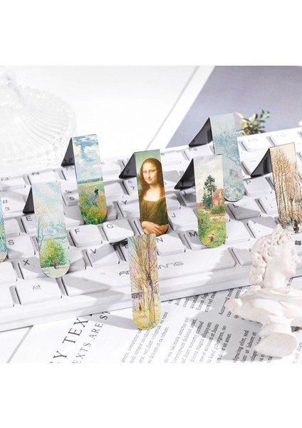 Stil 6 1 Adet Dünyaca Ünlü Tablolar Mıknatıs Imi Retro Van Gogh Yıldızlı Gökyüzü Okuma Kitap Ayracı Kırtasiye Okul Ofis Arzı (Yurt Dışından) indirimleri