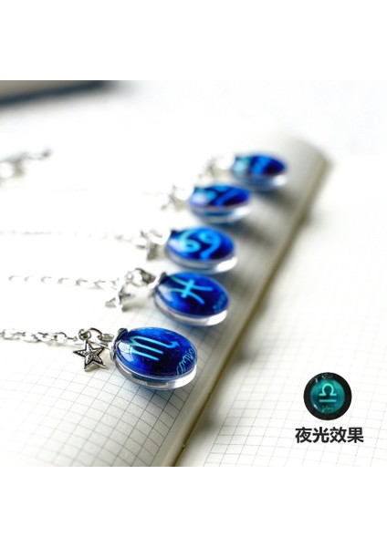 11 1 Adet Yaratıcı Aydınlık Imi Oniki Takımyıldızı Kolye Metal Retro Yaprak Sayfalandırma Imi Hediye ile (Yurt Dışından) fırsatları