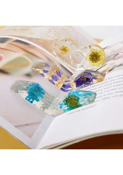 B 1 Adet Kitap Standı Epoksi Kurutulmuş Çiçek Kitap Ayracı Başparmak Tutucu Kitap Desteği Kitap Sayfası Açıcı Yer Ayracı Basın Okuma Yardım Kitap Halkası (Yurt Dışından) fiyatları