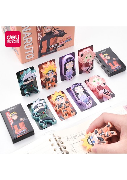 1 Adet Rastgele Xs Deli Silgi 1 Adet Sevimli Naruto 3D Silgi Çocuklar Için Okul Malzemeleri Kawaii Japon Kırtasiye Çocuklar Ödül Anime Silgi Yenilik Hediye (Yurt Dışından)