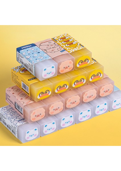 Ordu Yeşil 4 Adet/grup Kawaii Hayvan Sandviç Çocuk Öğrenciler Için Kurşun Kalem Silgisi Çocuk Silinebilir Kırtasiye Ödülleri (Yurt Dışından) modelleri