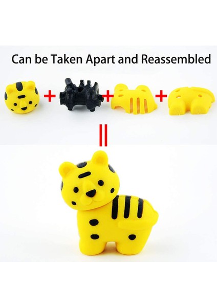 20PC 20 Adet / Grup Değişir Hayvan Silgileri Yenilik Farklı Hayvan Türleri Kawaii Çocuk Silgileri Panda / Kaplan / Fil ... (Yurt Dışından) fiyatları