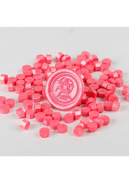 14 Küçük Çantada 100 Sekizgen Balmumu Parçacığı 35G Lake Mühür Balmumu Parçacıkları Renkli Karışık Renkli Sızdırmazlık Balmumu (Yurt Dışından)