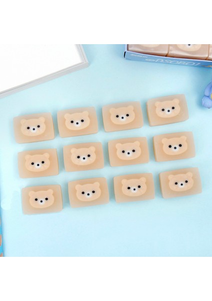 Beyaz 6 Adet Kawaii Kauçuk Silgi Sevimli Ayı Yeni Varış Kurşun Kalem Silgisi Yenilik Okul Ofis Malzemeleri Öğrenci Ödülleri Silgi Hediye (Yurt Dışından) fırsatları