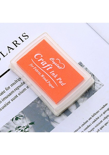 Turuncu Renkli Karalama Defteri Degrade Mürekkep Pedleri El Yapımı Damga Inkpad Scrapbooking Kart Yapımı Için Öğrenci Kırtasiye Dıy Zanaat Araçları (Yurt Dışından)