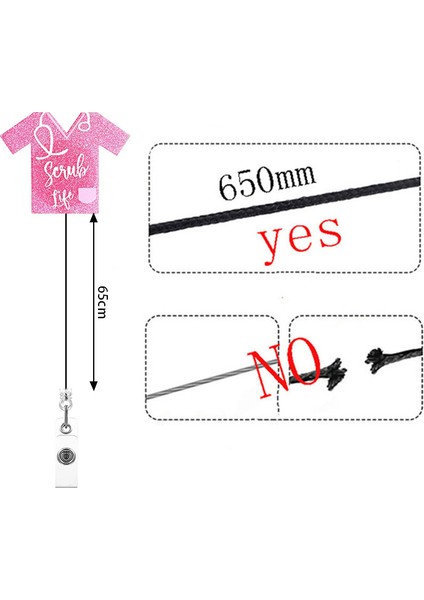 12 Sıcak Satış 1 Parça Geri Çekilebilir Hemşire Rozeti Makara Glitter Anime Aşk Kalp Maskesi Iğne Boru Doktor Kımlık Kartı Tutucu Tuşları Kordon (Yurt Dışından) modelleri