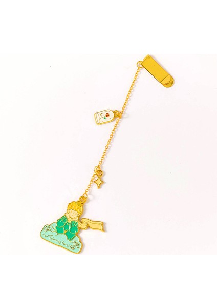 S19788-4 Bay Kağıt 6 Modelleri Karikatür Metal Imleri El Kitabı Dekorasyon Küçük Prens Gül Kitap Ayraçları Öğretmen Malzemeleri Kawaii Kırtasiye (Yurt Dışından)