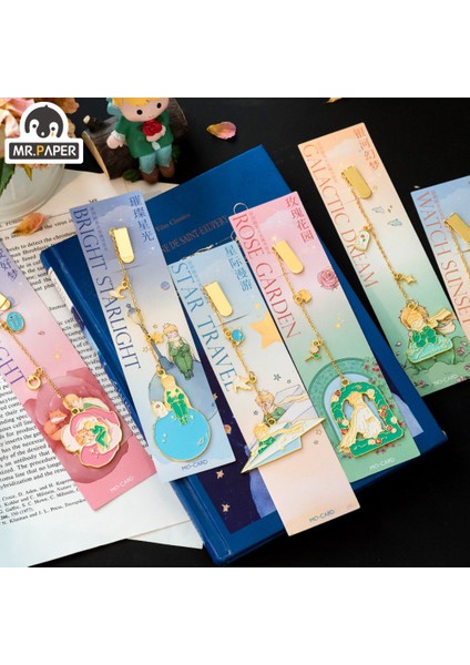 S19788-4 Bay Kağıt 6 Modelleri Karikatür Metal Imleri El Kitabı Dekorasyon Küçük Prens Gül Kitap Ayraçları Öğretmen Malzemeleri Kawaii Kırtasiye (Yurt Dışından) fiyatları