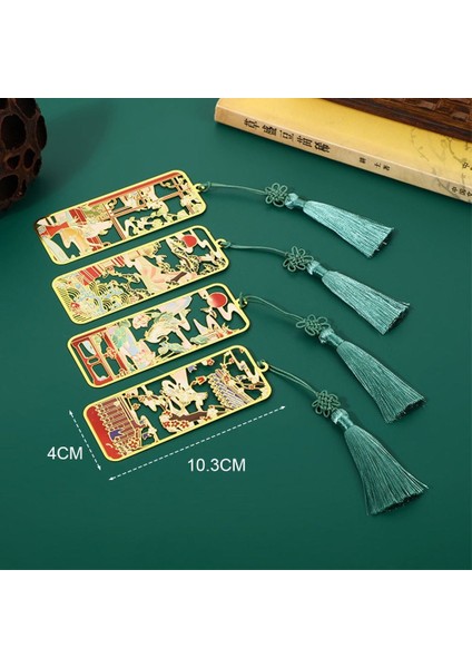 Stil 7 Metal Içi Boş Imi Püskül Kolye ile Çin Tarzı Kitap Tutucu Sayfalandırma Işareti Kitap Klipsi Kırtasiye Okul Malzemeleri Hediye (Yurt Dışından) indirimleri