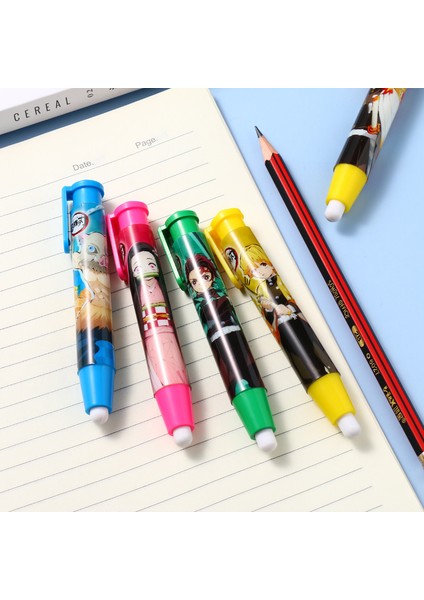 Stil 8 Anime Kauçuk Şeytan Avcısı Kurşun Kalem Silgisi Sevimli Karikatür Öğrenci Kırtasiye Ofis Okul Malzemeleri Basın Tipi Silgi Çocuklar Için Hediye (Yurt Dışından) indirimleri