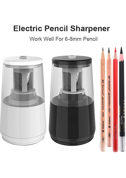 Beyaz Tenwin Otomatik Elektrikli Kalemtıraş Ağır USB Mekanik Çocuklar Kızlar Için Okul Kırtasiye Ofis ve Kırtasiye (Yurt Dışından) fiyatları