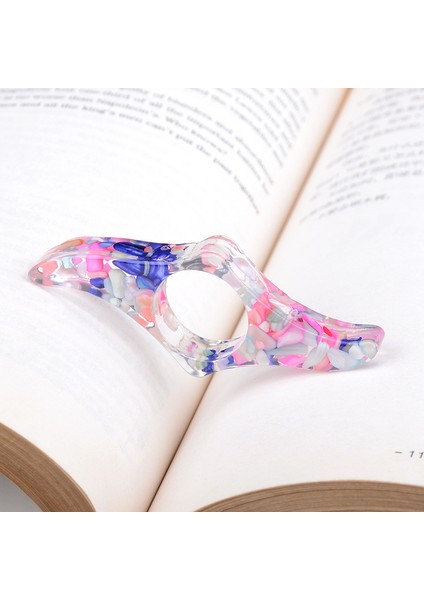 Stil 7 Başparmak Kitap Desteği Imi Okul Malzemeleri Petal Okuma Yardımcıları Serpme Marque Sayfa Segnalibro Kitap Aksesuarları Kitap Sayfası Tutucu (Yurt Dışından) indirimleri