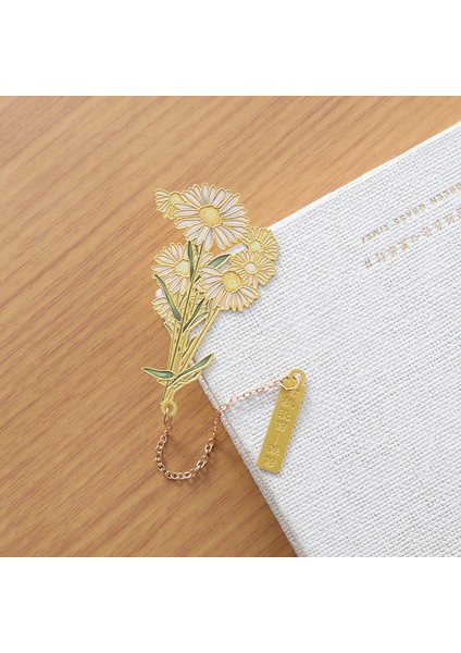 C Yaratıcı Çin Tarzı Çiçekler Pirinç Imi Püskül Kolye ile Retro Kitap Klipleri Öğrenci Güzel Hatıra Okul Ofis Malzemeleri (Yurt Dışından)