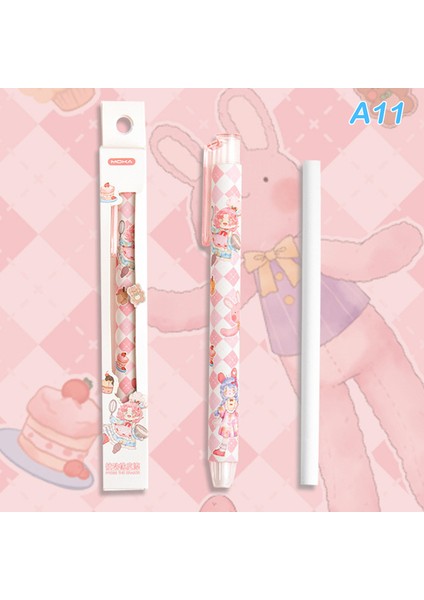 A11 Sevimli Karikatür Basın Geri Çekilebilir Kurşun Kalem Silgisi Düzeltme Kalem Tipi Yazma Okul Malzemeleri Kırtasiye Öğrenci Çocuk Hediyeler Ofis Er (Yurt Dışından)