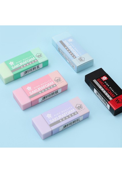 Colors-5pcs-M 5 Adet Sakura Kalem Silgisi XRFW-40/60/100 Yüksek Kaliteli Sakurafoam Silgi Profesyonel Çizim Süper Temiz Kauçuk Kalem (Yurt Dışından) modelleri