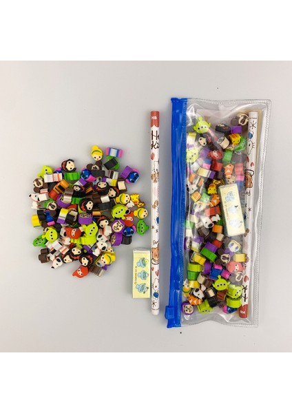 100 Adet Mix 100 Adet Sevimli Karikatür Kauçuk Silgi Yaratıcı Anime Prenses Desen Mini Silgi Çocuklar Için Ücretsiz Kalem Kawaii Kırtasiye Okul Öğeleri (Yurt Dışından)