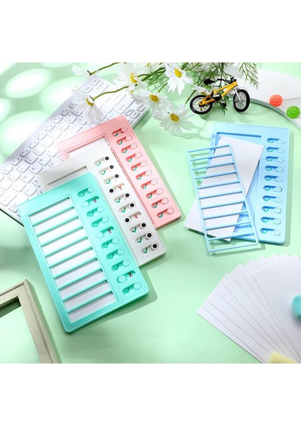 Beyaz Not Plastik Tahta Günlük Görev Planlama Tahtası Boş Çok Amaçlı Öğrenci Kontrol Listesi Görev Panosu Duvar Dekorasyonu (Yurt Dışından)
