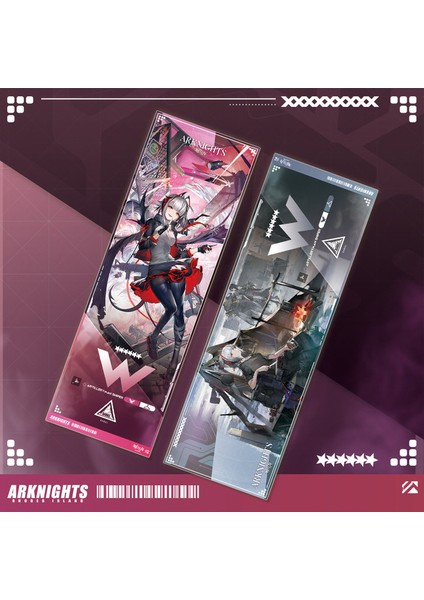 Stil 1 Spectre Zincirsiz Anime Usta Lazer Bilet Cosplay Yıldız Koleksiyonu Hatıra Fan Hediye 20X7 cm Exusiai Arknights (Yurt Dışından)