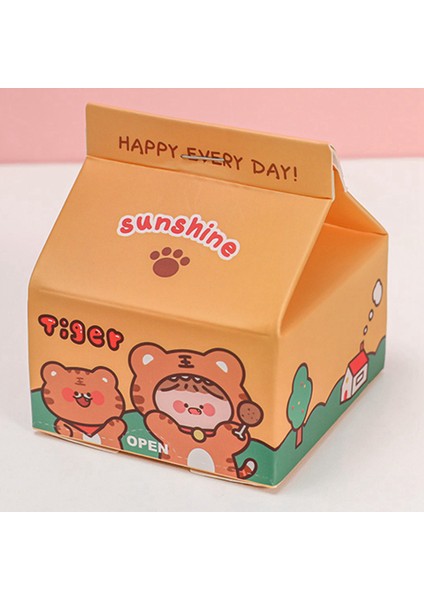 OSS23191BLT1 200 Sayfa/kutu Süt Serisi Kawaii Bloknot Sevimli Yapışkan Not Kağıdı Karikatür Çocuklar Için Okul Malzemeleri Kırtasiye Mesaj Notu (Yurt Dışından)