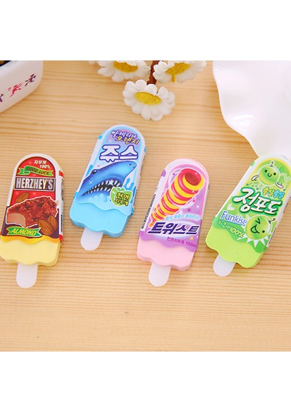 4 Adet Dondurma 4 Adet Yaz Dondurma Silgi Seti Mini Popsicle Kauçuk Kalem Için Silgi Kore Kırtasiye Okul Öğrenci Öğretmen Çocuklar Hediye F389 (Yurt Dışından) indirimleri
