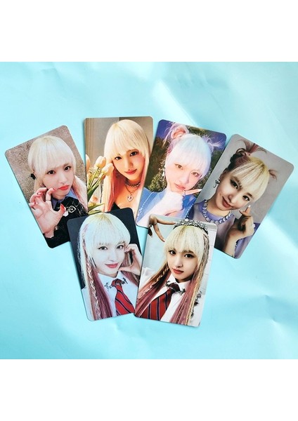 Stil 2 6 Adet/takım Kpop Ive Aşk Dalış Üye Fotoğraflı Kartlar Kendinden Yapılmış Kağıt Kartları Posteri Hayranları Koleksiyonu Için (Yurt Dışından)