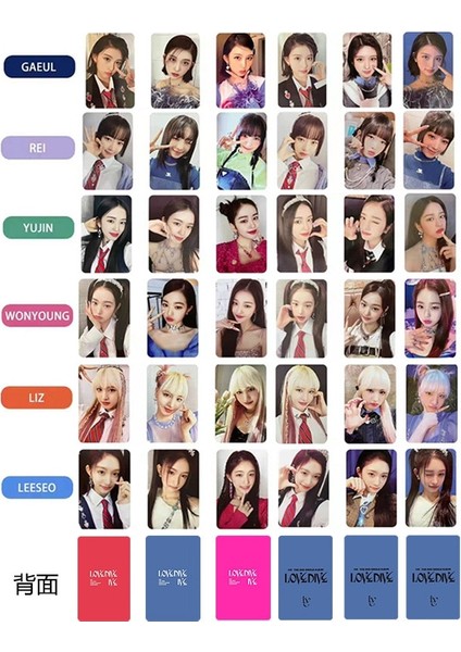 Stil 2 6 Adet/takım Kpop Ive Aşk Dalış Üye Fotoğraflı Kartlar Kendinden Yapılmış Kağıt Kartları Posteri Hayranları Koleksiyonu Için (Yurt Dışından) fiyatları