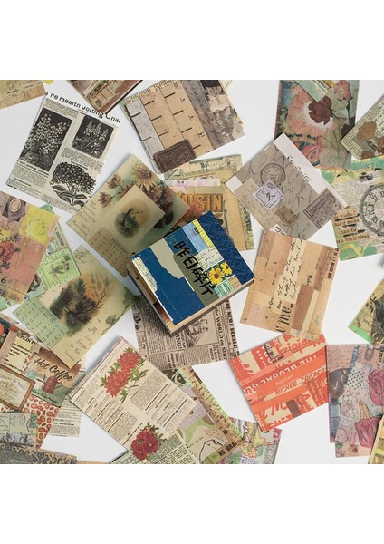 4-D (400 Sayfa) 400 Sayfa Vintage Günlük Defteri Karalama Defteri Kağıt Not Defteri Malzemeleri Yazma Çizim Estetik Dekoratif Kırtasiye (Yurt Dışından)
