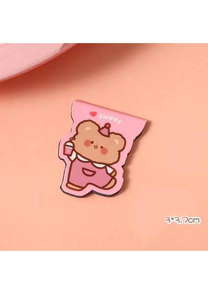 F 12 Stilleri Karikatür Sayfa Klip Öğrenci Sevimli Katlanır Mıknatıs Kitap Ayracı Çocuk Tatil Hediyesi KTSQ032 (Yurt Dışından)