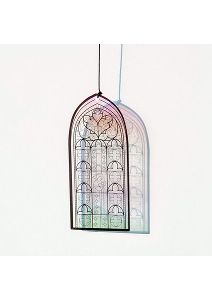 C Yoofun Hikayesi Pencere Tarafından Pvc Kilise Imi Çiçek Okuma Kitap Klibi Retro Kitap Sayfası Işaretleyici Okul Ofis Malzemeleri (Yurt Dışından)