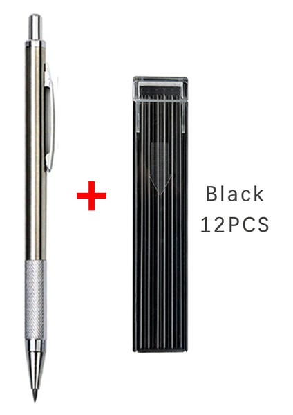 2.0mm Siyah B Mekanik Kurşun Kalemler 2.0mm Set Siyah/renkli 2b Okul Sanat Kroki Çizim Otomatik Kalemler Öğrenciler Yazma Araçları Malzemeleri Açar (Yurt Dışından)