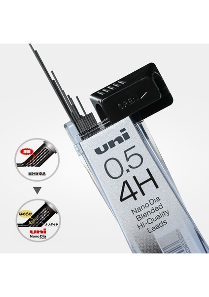 0.5mm 3h Unı Mekanik Kurşun Kalem 0.5 0.3 0.7mm Nano Elmas Ekstra Sert Kalem Çekirdeği 202ND Kırılması Kolay Değil Hb/2b/2h Kırtasiye (Yurt Dışından) indirimleri