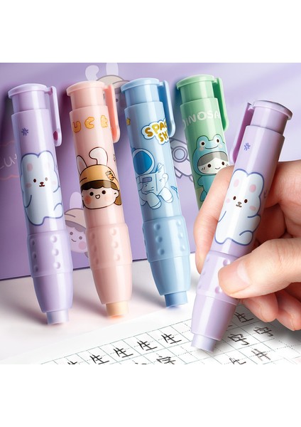 1 Adet Yeşil Yedekler Kawaii Kalem Tipi Kauçuk Silgi Sevimli Karikatür Değiştirilebilir Çekirdek Kurşun Kalem Silgisi Okul Için Kore Kırtasiye Çocuk Hediye Ofis Malzemeleri (Yurt Dışından) modelleri
