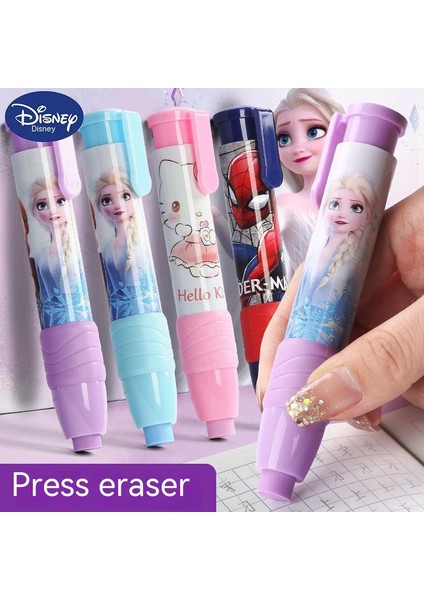 Dolum Değiştirin 2 Adet Disney F Çocuk Basın Silgi Dondurulmuş 2 Prenses Elsa Sevimli Karikatür Desen Otomatik Kalem Tipi Basın Silgi Okul Malzemeleri (Yurt Dışından) fiyatları