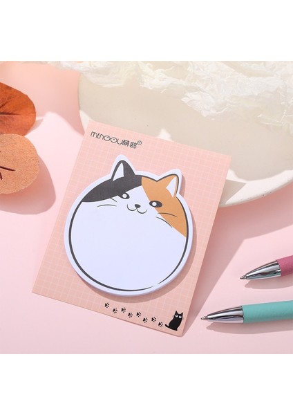 D 30 Sayfa Kawaii Tombul Kedi Yapışkan Notlar Not Defteri Yer Imleri Sevimli Hayvan N Kez Yapışkan Günlük Planlayıcısı Ofis Kırtasiye Tedarik (Yurt Dışından)