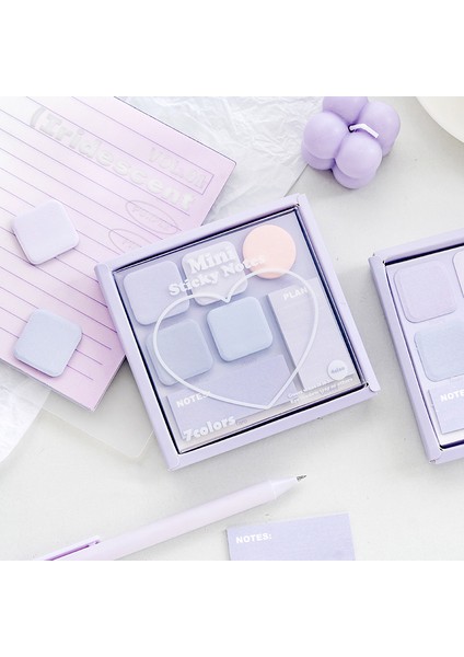 Mavi Mood Mini Yapışkan Notlar Seti Soluk Gizli 210 Sayfa 7 Renk Bloknot Yapışkanlı Etiket Günlüğü Planlayıcısı Çıkartmalar Ofis Okul A7155 (Yurt Dışından) modelleri