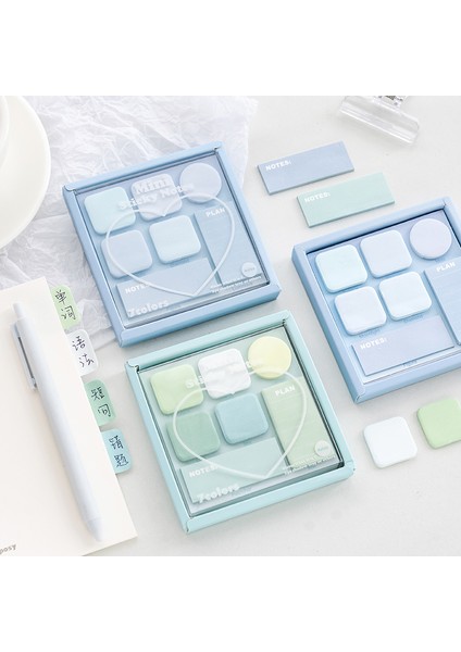 Mavi Mood Mini Yapışkan Notlar Seti Soluk Gizli 210 Sayfa 7 Renk Bloknot Yapışkanlı Etiket Günlüğü Planlayıcısı Çıkartmalar Ofis Okul A7155 (Yurt Dışından) fırsatları