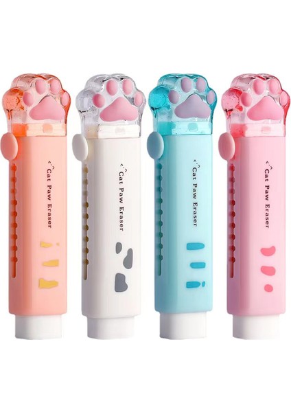 Pembe Kawaii Kedi Pençe Silgi Itme-Çekme Karikatür Sevimli Kurşun Kalem Silgisi Öğrenci Kauçuk Kalem Şekli Kalem Kauçuk Okul Malzemeleri Kırtasiye (Yurt Dışından) fırsatları
