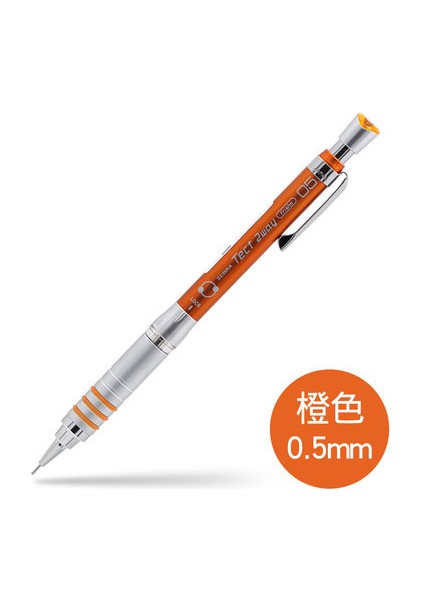 0.5mm Turuncu 1 Adet Zebra MA41 Çizim Otomatik Kalem Öğrenci Yazma Sallamak Aktivite Kalemi Düşük Ağırlık Merkezi 0.3/0.5mm (Yurt Dışından)