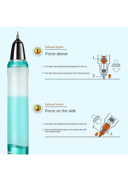 1 Kalem 1 Dolum 1 Adet Zebra Delguard MA93 0.5mm Mekanik Kurşunkalemler Öğrenci Kırtasiye Yumuşak Kavrama Kauçuk Anti-Yorgunluk Japonya Kırtasiye Ödülleri (Yurt Dışından)
