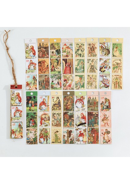 E Dimi 45 Adet Damga Araştırma Enstitüsü Serisi Malzeme Kağıt Kelebek Retro Şerit Kolaj Etiket Dokuma Kağıt Deco Scrapbooking (Yurt Dışından)