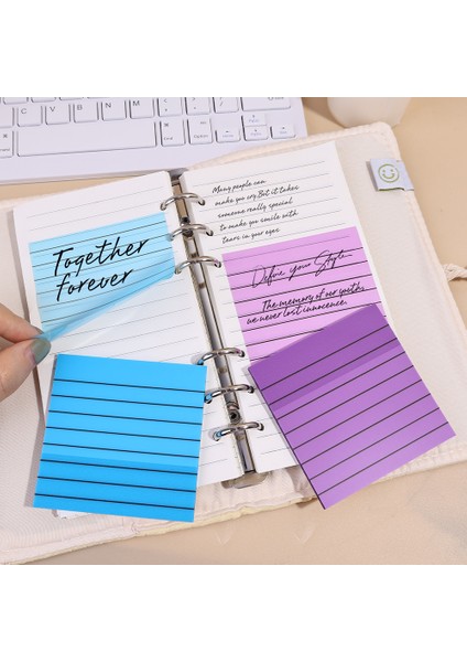 Sarı 50 Yaprak Yaratıcı Astarlı Şeffaf Pet Bloknot Yayınlandı Yapışkan Notlar Planlayıcısı Etiket Not Defteri Okul Öğrencileri Kırtasiye (Yurt Dışından) indirimleri
