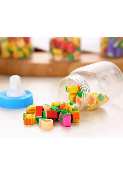 Deniz Yaşamı 1 Adet (18-22 Tablet) Süt Şişesi Silgi Meyve Hayvan Noel Dijital Lastik Şişe Çocuk Öğrencileri Sevimli Kırtasiye Hediyeler (Yurt Dışından) indirimleri