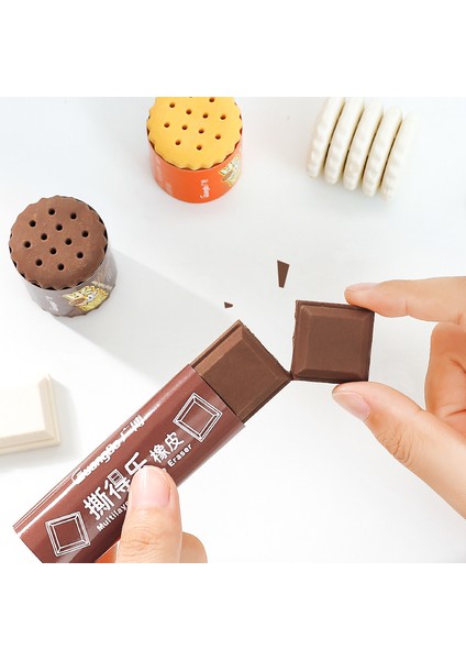 Siyah Choc Çok Katmanlı Yırtılabilir Silgi Çikolata Kurabiye Kauçuk Kalemler Için Silgi Yaratıcı Kırtasiye Ofis Okul Öğrenci Malzemeleri F642 (Yurt Dışından) fiyatları