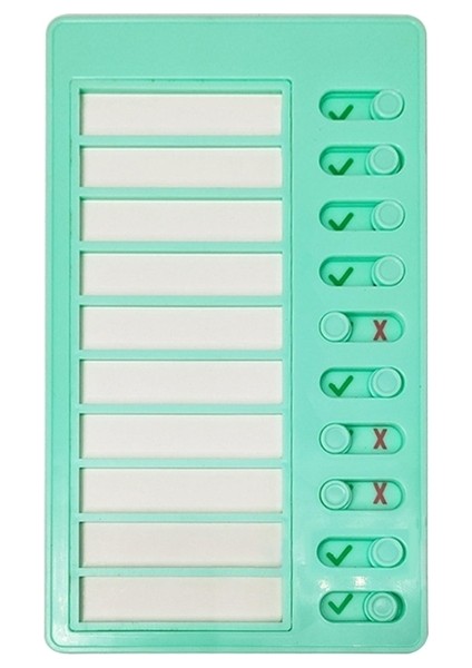 Gn3 Çok Amaçlı Not Kontrol Listesi Yapılacaklar Listesi Pedi 5''x8'' Araba Rv Ev Sınıf Duvarı Için Ayarlanabilir Işlerim Kontrol Listesi Panosu (Yurt Dışından)